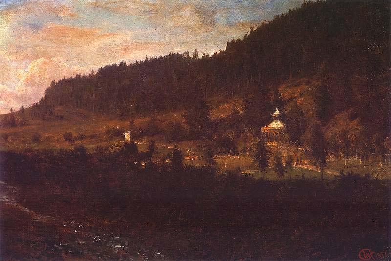 Wojciech Gerson Mountain-foot scenery. oil painting picture